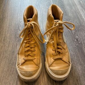 Nike Blazer Tan High-Top Sneakers